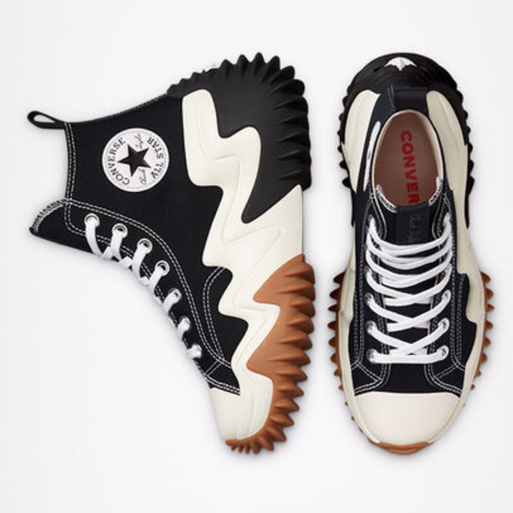 Converse Run Star Motion Platform, black, size 5.5 (w) new, no box.